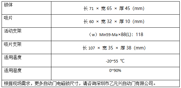 好色视频污电磁锁技术参数